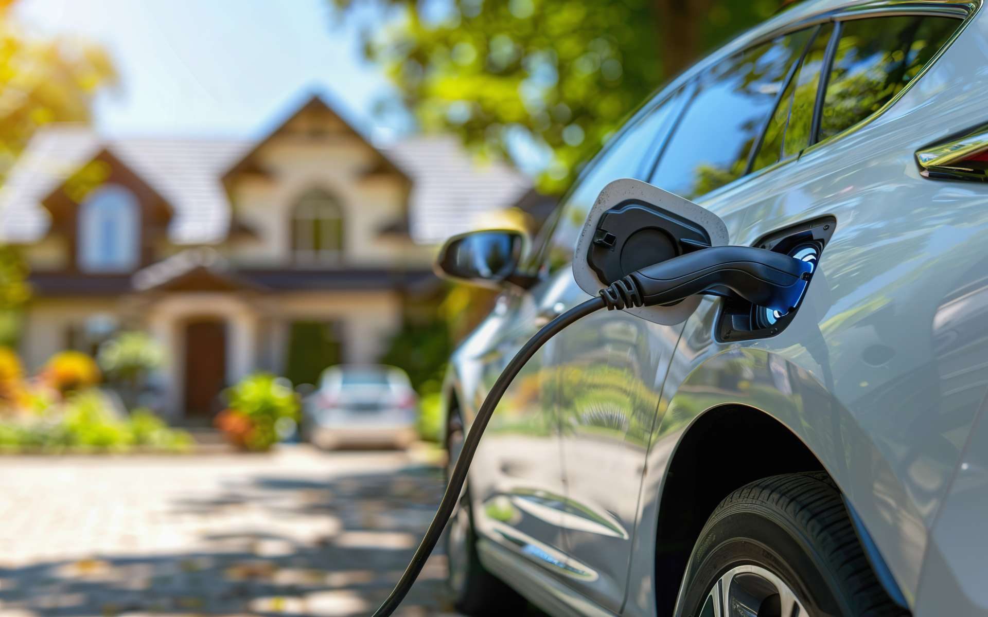 Level 2 EV charger installed at a Oakville home